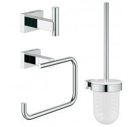 Grohe 40757001 Essentials Cube 3-in-1 Accessories Set